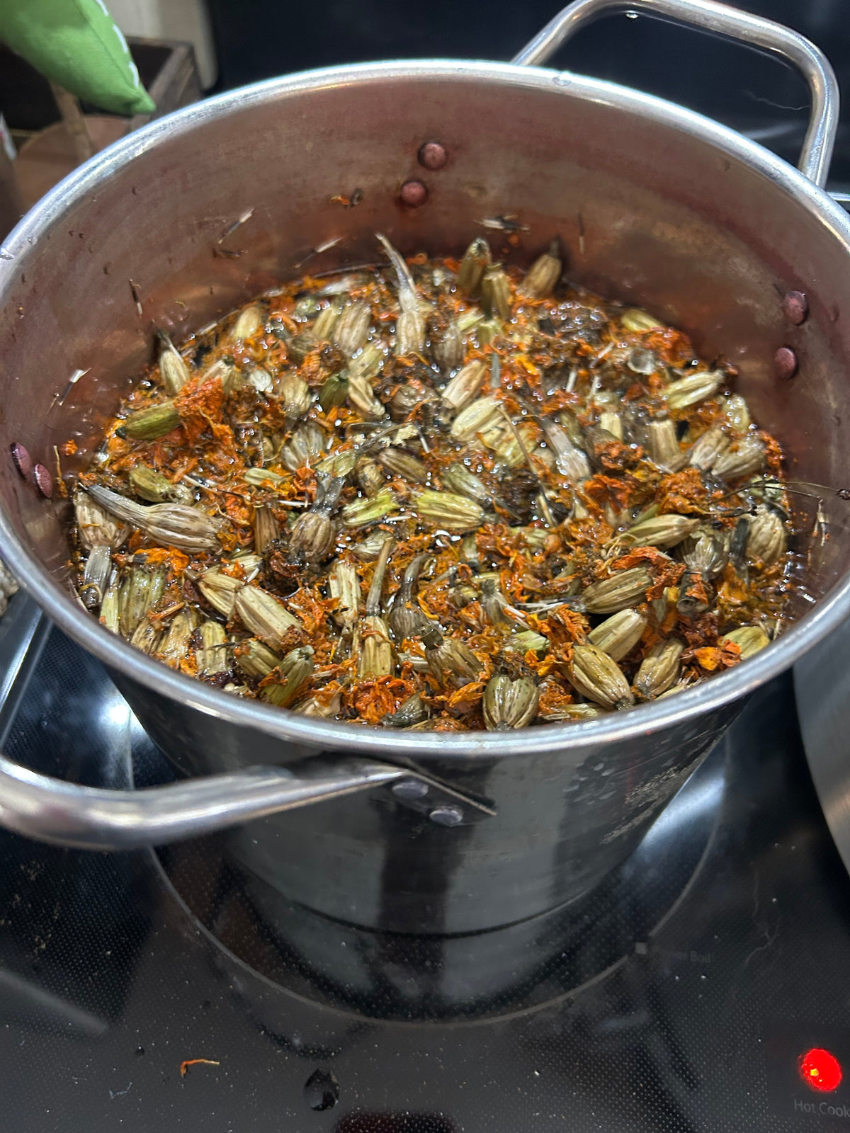 My natural dye journey…dried marigolds!