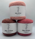 Shown here with madder fluff and madder mauve.